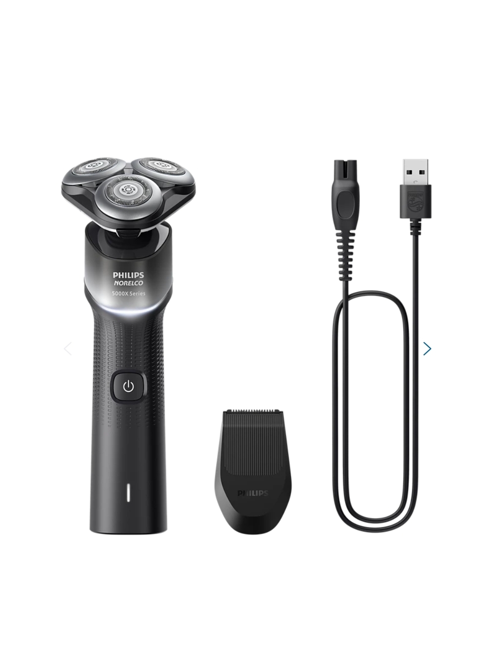 Philips Norelco Shaver 5000X in Black and Blue Packaging